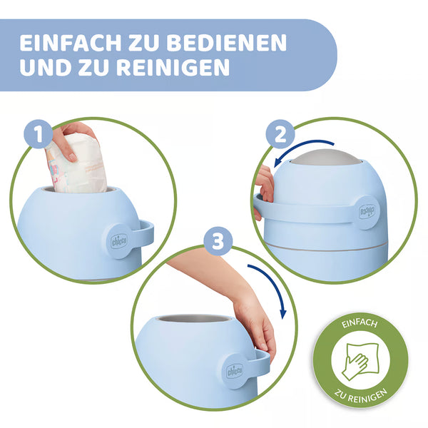 Windeleimer Odour Off light blue