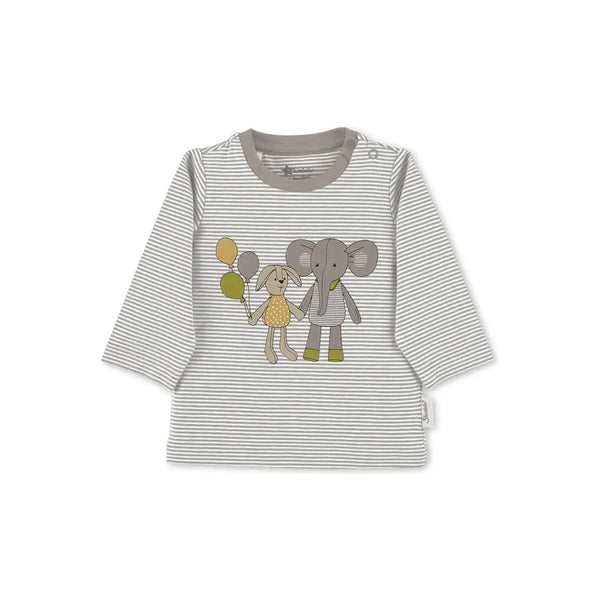 Baby-Set Langarm-Shirt u. Hose Design Elefant Eddy / Größe 62
