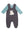 Baby Strampler aus Nicki, Motiv Eisbär Elia, Grau / Größe 56