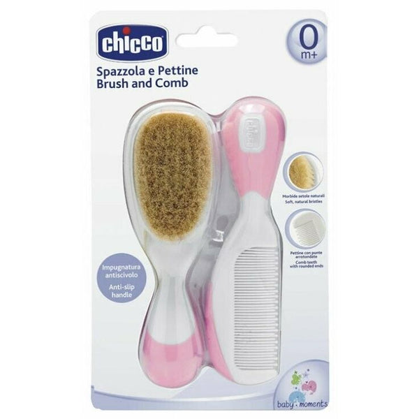 Chicco Brush and Comb Pink