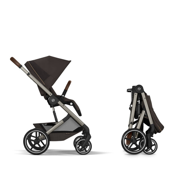 Cybex Balios S Lux mit Fold Cot Set Chocolate Brown