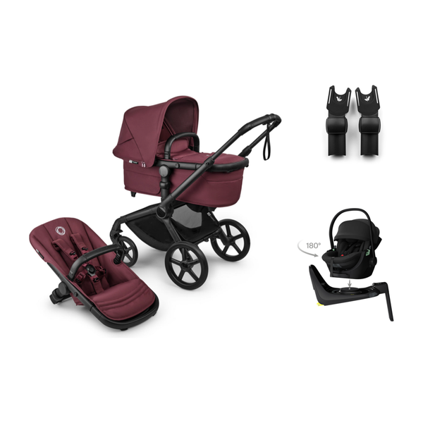 Bugaboo Fox 5 Renew Dark Cherry 5in1 Set (Thule Testsieger)