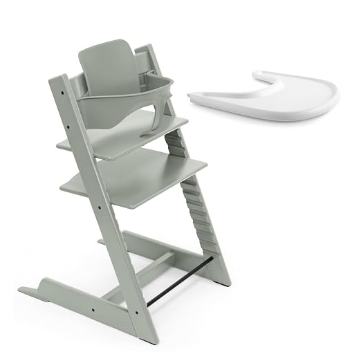 Stokke Tripp Trapp Glacier Green + BabySet+Tray