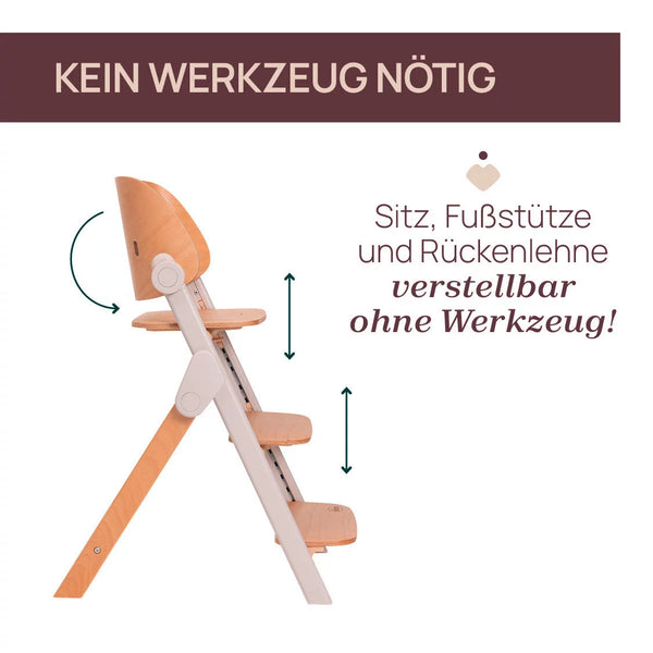 Chicco Hochstuhl Meraviglia Buche/White 4in1