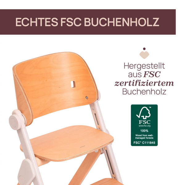 Chicco Hochstuhl Meraviglia Buche/White 4in1