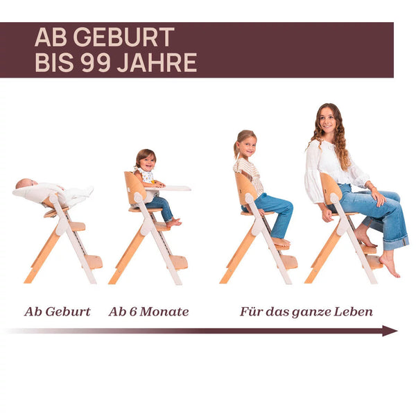 Chicco Hochstuhl Meraviglia Buche/White 4in1