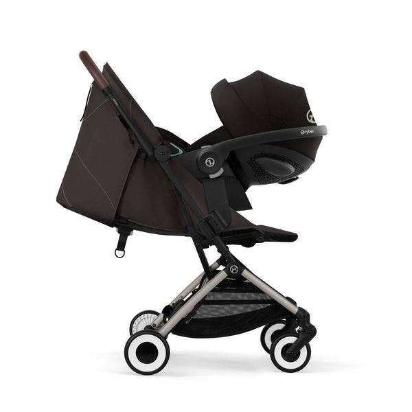 Cybex Orfeo Chocolate Brown Gestell Taupe