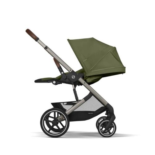 Cybex Balios S Lux Moss Green (Gestell Taupe)