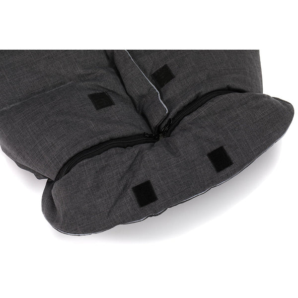 Fußsack KIBO in Dunkelgrau Melange