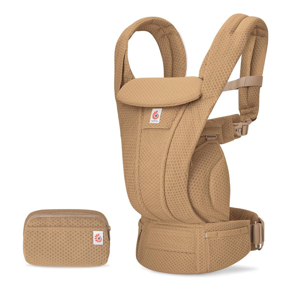 Omni Deluxe Babytrage Camel Mesh