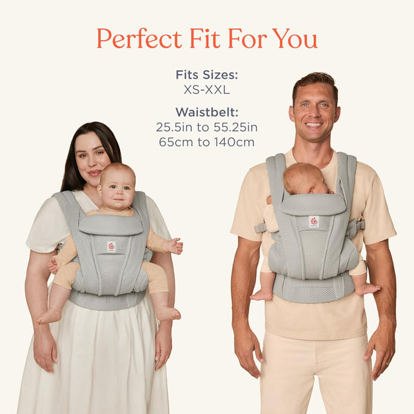 Omni Deluxe Babytrage Soft Olive Mesh