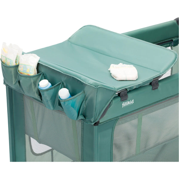 Fillikid Reisebett Capri Grün