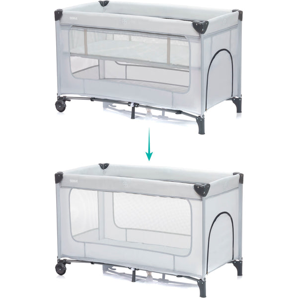 Fillikid Reisebett Capri Hellgrau