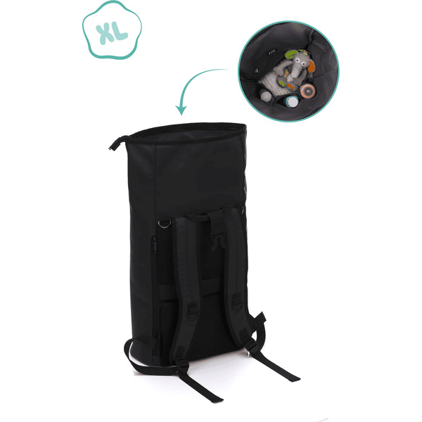 Fillikid Wickelrucksack Oslo Schwarz