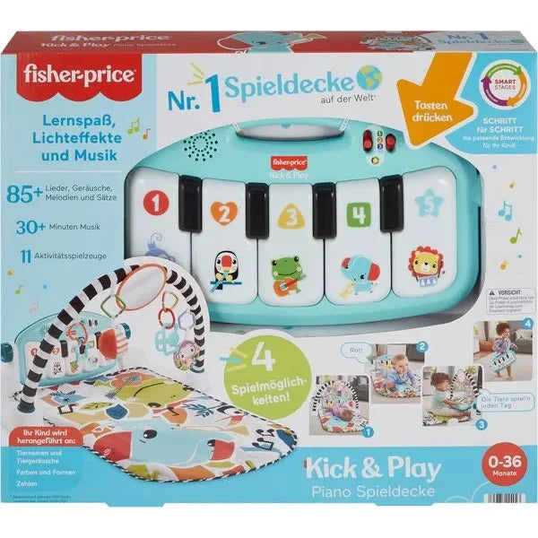 Fisher Price - Glow and Grow Kick and Play Piano Gym