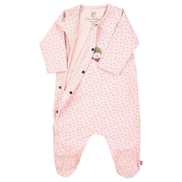 GOTS Strampler-Einteiler Esel Emmi Girl, Jersey / Größe 62