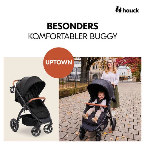 Hauck Uptown Buggy, Black Melange