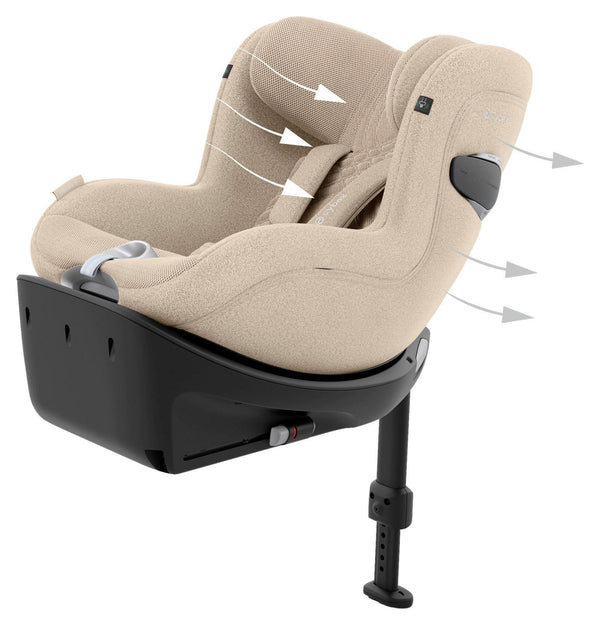 Cybex Sirona Ti-i-size Cozy Beige Plus (inkl. Base)