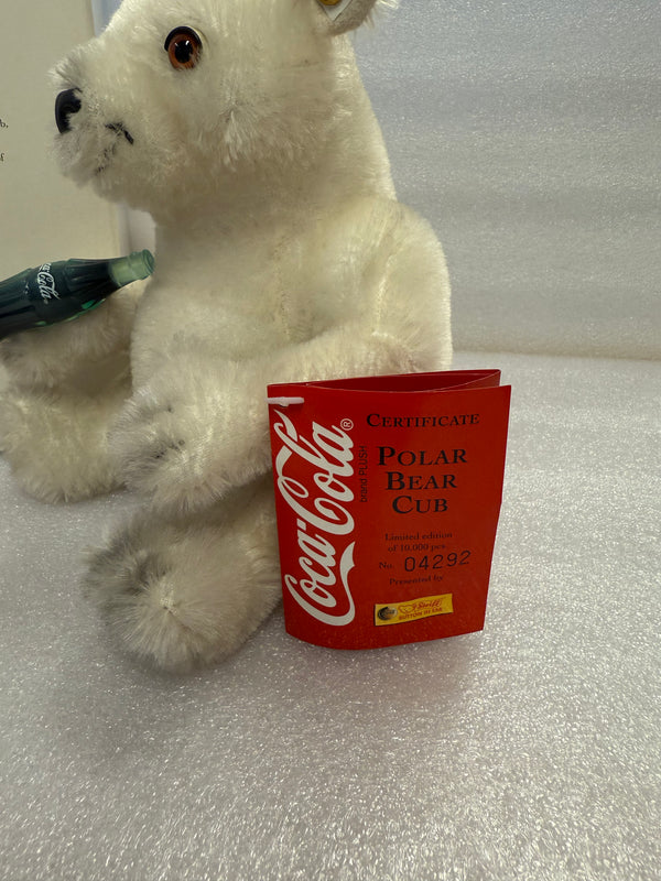 Steiff Coca-Cola Polar Bear Cub
