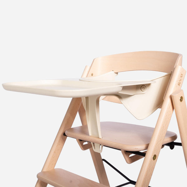 KAOS Klapp Tray aus recyceltem Plastik Ivory