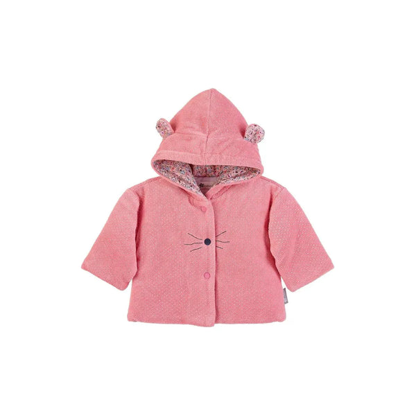 Kapuzen-Jacke Nicki Maus Mabel in Rosa, wattiert / Größe 62