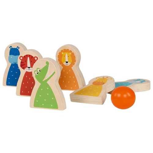 Goki Kegelspiel Wilde Tiere