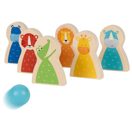 Goki Kegelspiel Wilde Tiere