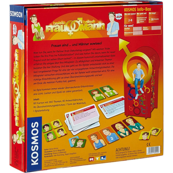 Kosmos Typisch Frau, typisch Mann - Partnerspiel (2-8 Spieler)