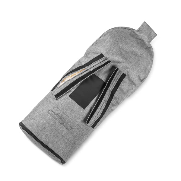 Lammfell Fußsack Gastein Black Melange