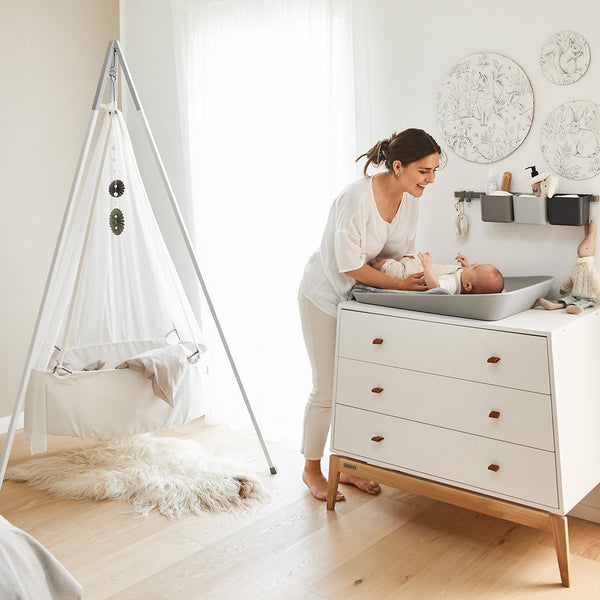 Leander Matty Wickelauflage Pearl Grey