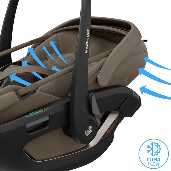 Maxi Cosi Coral Slide Pro i-Size Babyschale Oak Truffle