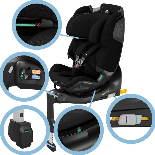 Maxi Cosi Emerald 360 Pro Kindersitz (0-12 Jahre) Authnetic Black