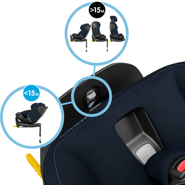 Maxi Cosi Emerald 360 Pro Kindersitz (0-12 Jahre) Authentic Blue