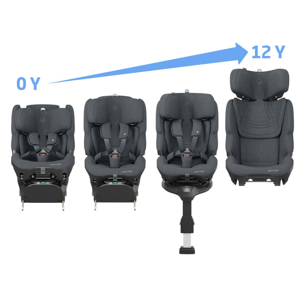 Maxi Cosi Pearl XL Slide Pro i-Size (3M-12J) Authentic Graphite