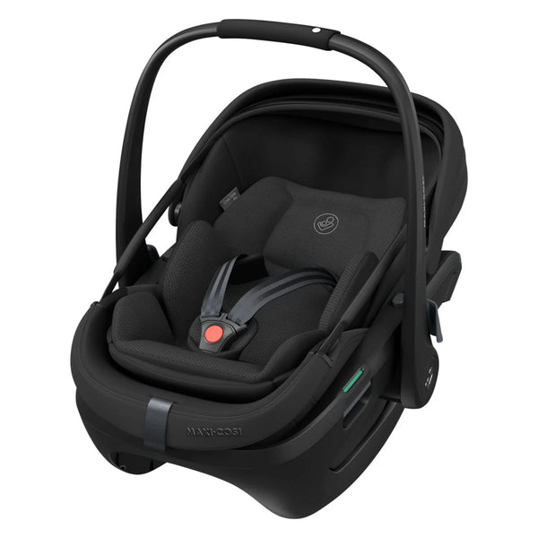 Maxi Cosi Coral Slide Pro i-Size Babyschale Onyx Black + Family Fix Slide Pro