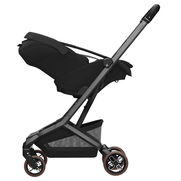 Maxi Cosi Coral Slide Pro i-Size Babyschale Onyx Black + Family Fix Slide Pro