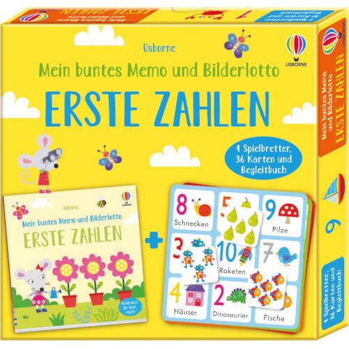 Mein buntes Memo und Bilderlotto- Erste Zahlen