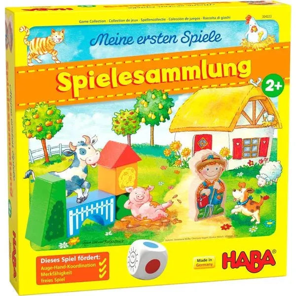 HABA Meine ersten Spiele – Spielesammlung (1-3 Spieler)