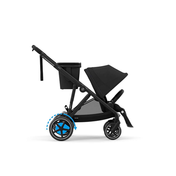 Cybex e-Gazelle S (Black Rahmen) Moon Black + Wanne gratis