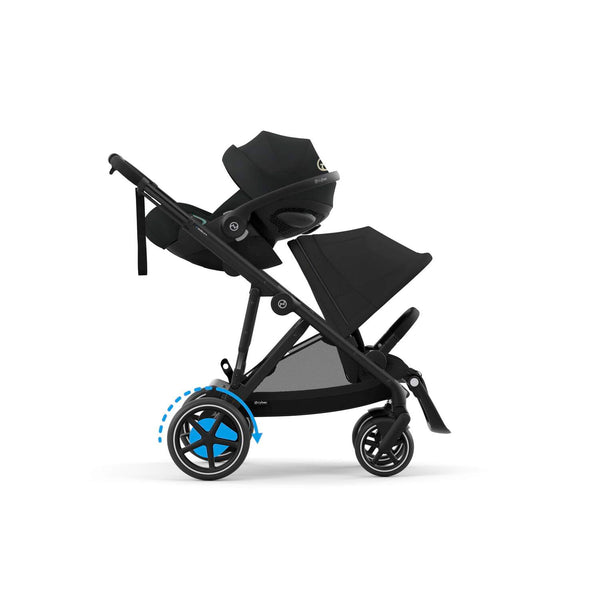 Cybex e-Gazelle S (Black Rahmen) Moon Black + Wanne gratis