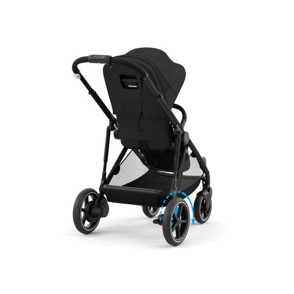 Cybex e-Gazelle S (Black Rahmen) Moon Black + Wanne gratis