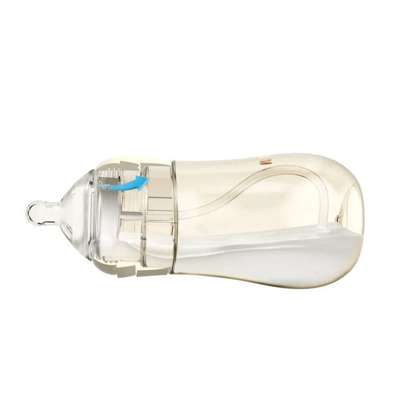 Neno Mio Trink- und Saugflasche, Creme, ab 6 Monaten, 300 ml