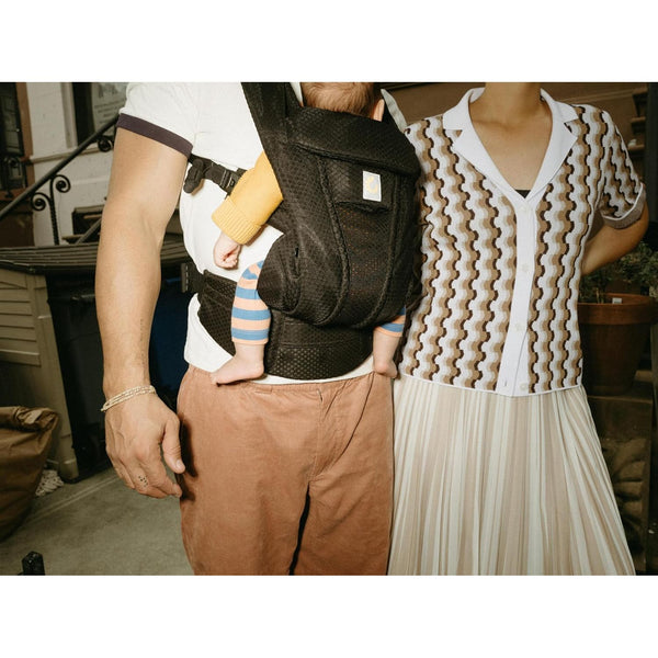 Omni Deluxe Babytrage Onyx Black Mesh