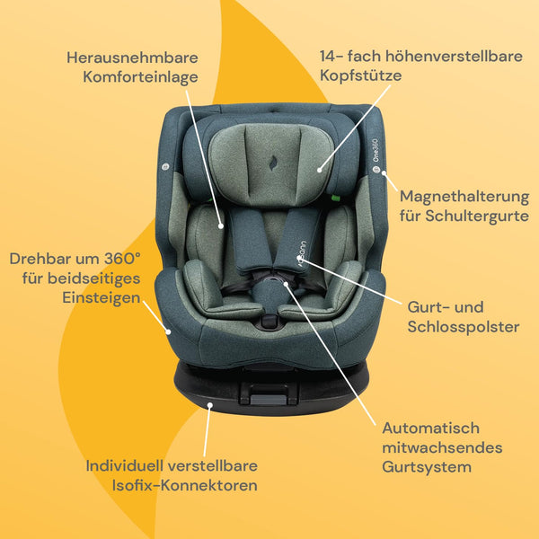 Osann One360 i-Size Universe Green (0-12 Jahre)