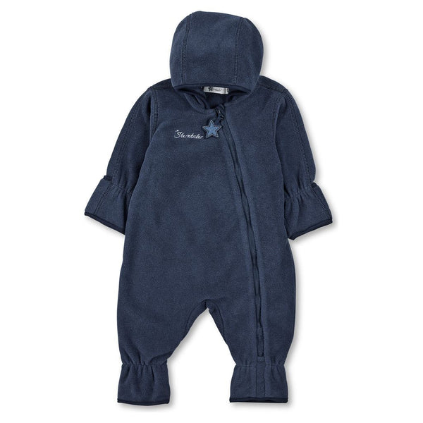 Overall aus Melangefleece Blau Melange / Größe 56