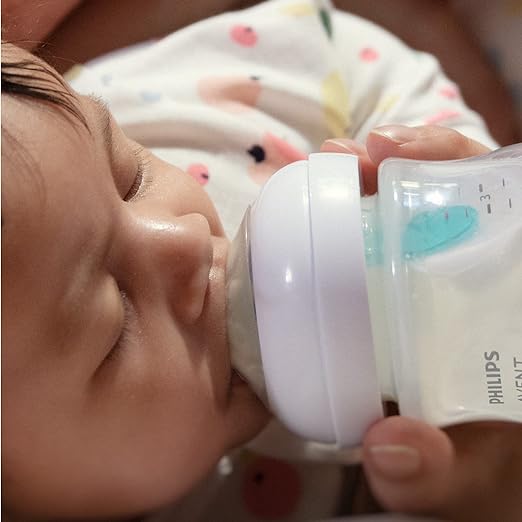 Philips Avent Natural Response Flasche mit AirFree Ventil 1m+260 ml Elefantenmotiv