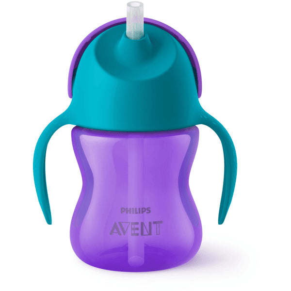 Philips Avent Strohhalmbecher Lila/Türkis 9m+/200ml