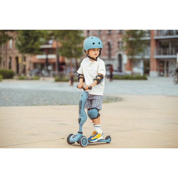 Scoot & Ride Protective Set, Größe S Steel