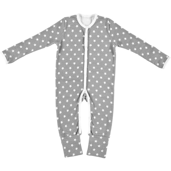 Alvi Pyjama Stars silber / Größe 56