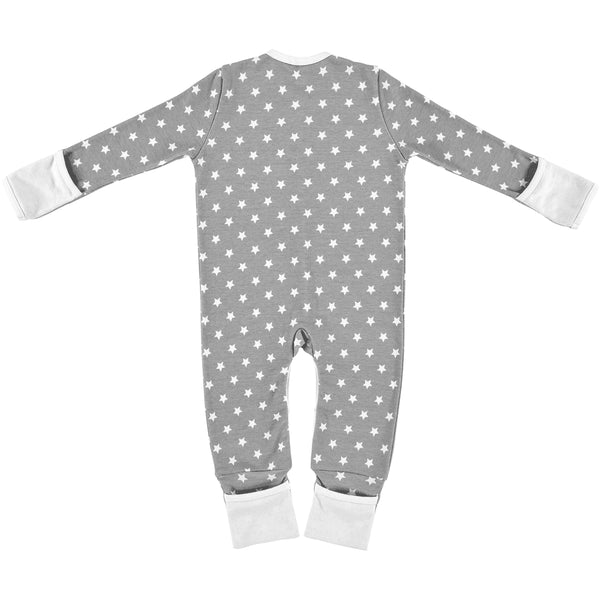 Alvi Pyjama Stars silber / Größe 56